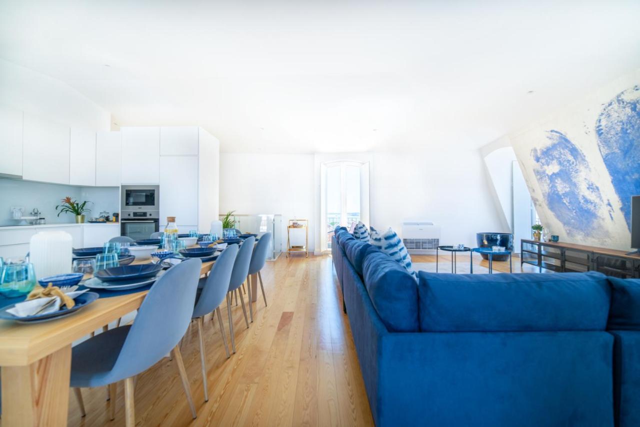 Blue By The River 4 - Unique Penthouse Duplex With A View ลิสบอน ภายนอก รูปภาพ